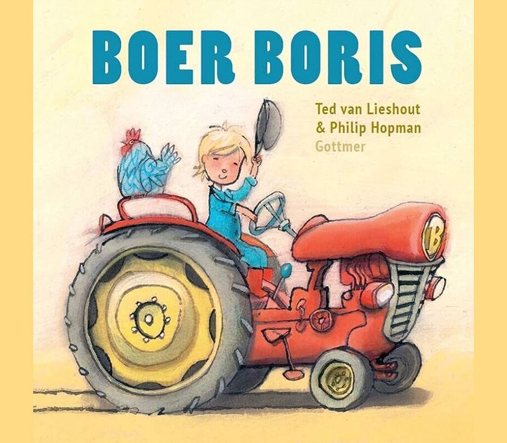 Boer Boris van Ted van Lieshout kinderboek kaft tractor