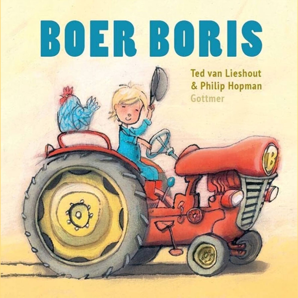 Boer Boris van Ted van Lieshout kinderboek kaft tractor