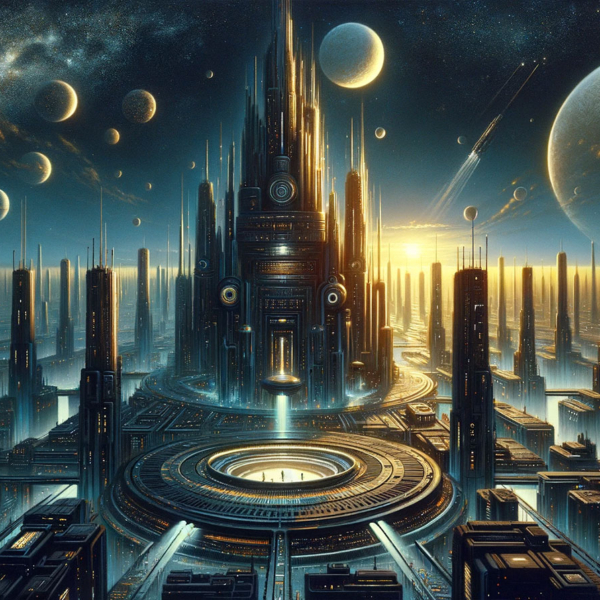 Foundation van Isaac Asimov boek recensie review planeten kasteel ruimte science fiction