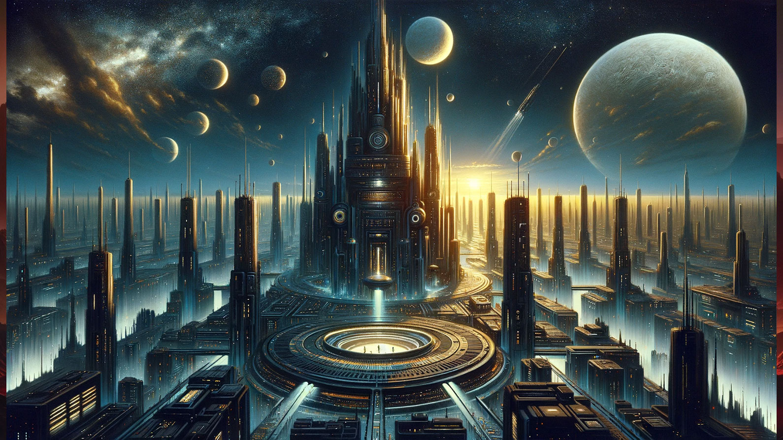 Foundation van Isaac Asimov boek recensie review planeten kasteel ruimte science fiction