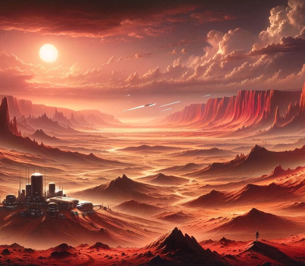 Red Mars van Kim Stanley Robinson boek recensie science fiction planeet