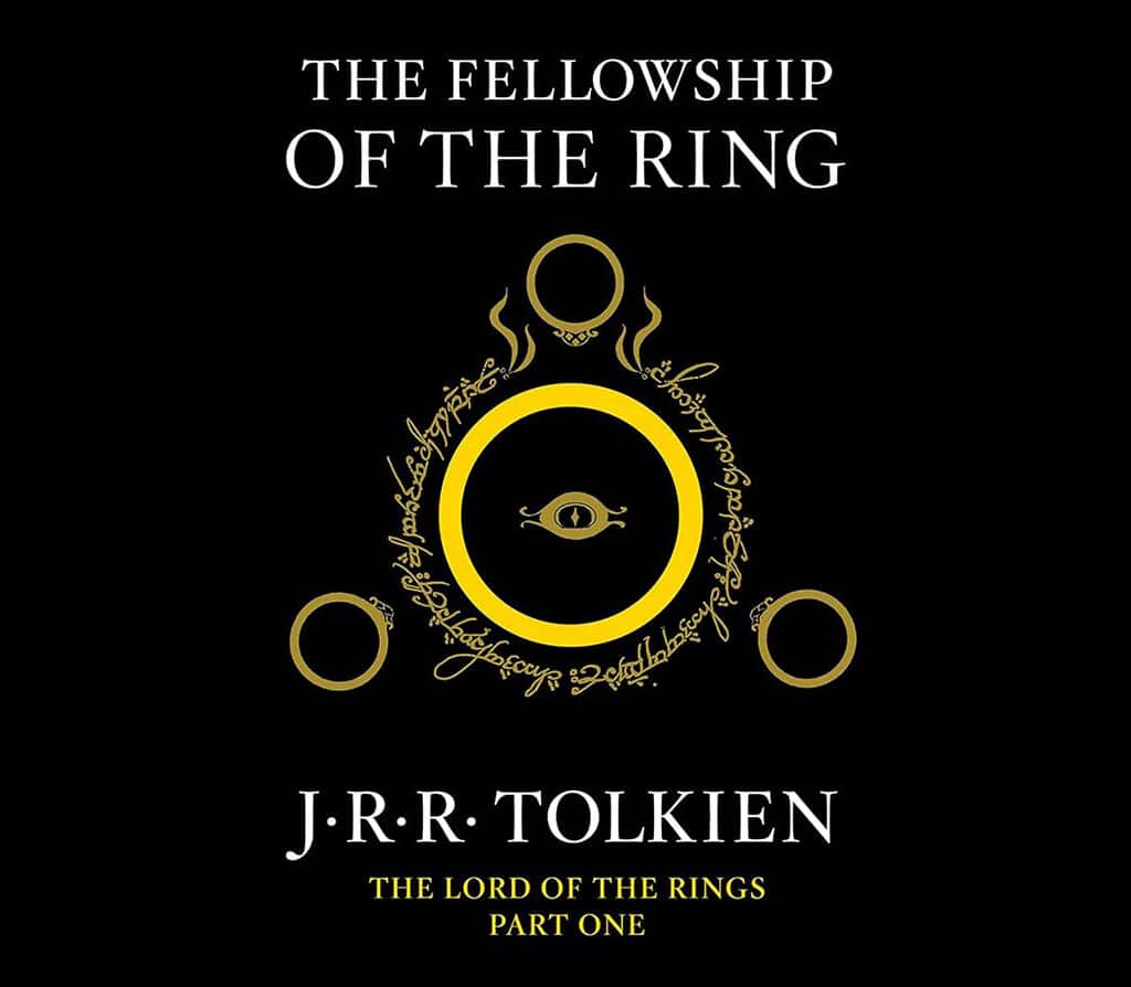 The Fellowship of the Ring van J.R.R. Tolkien Lord of the Rings boek cover kaft recensie