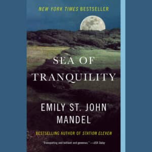 Sea of Tranquility van Emily St John Mandel maan landschap bergen