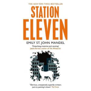 Station Eleven van Emily St John Mandel boek kaft hert bos tekening