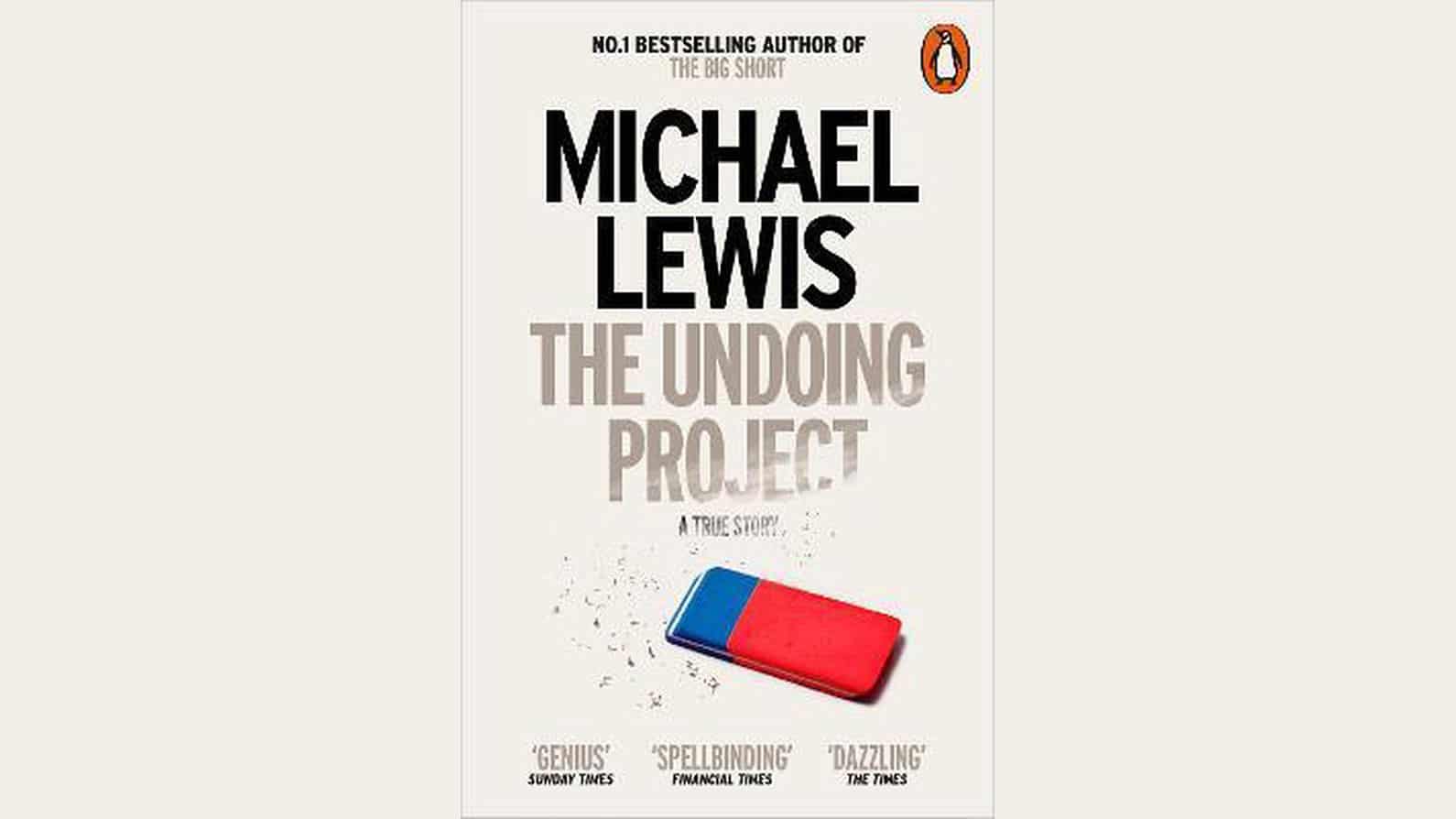The Undoing Project van Michael Lewis boek kaft gum